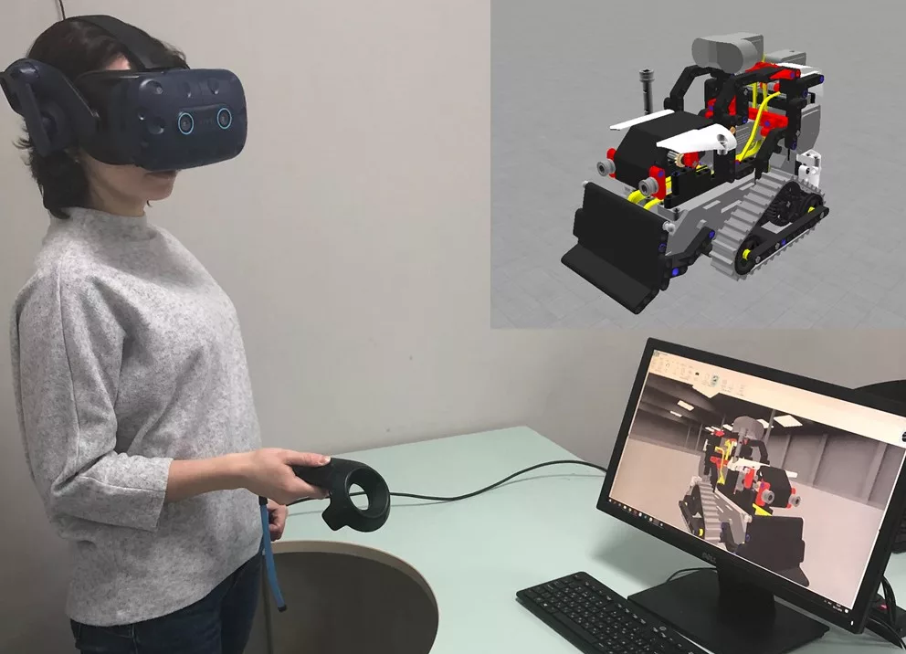 Лабораторный учебный комплекс для проектирования в VR виртуальной реальности 